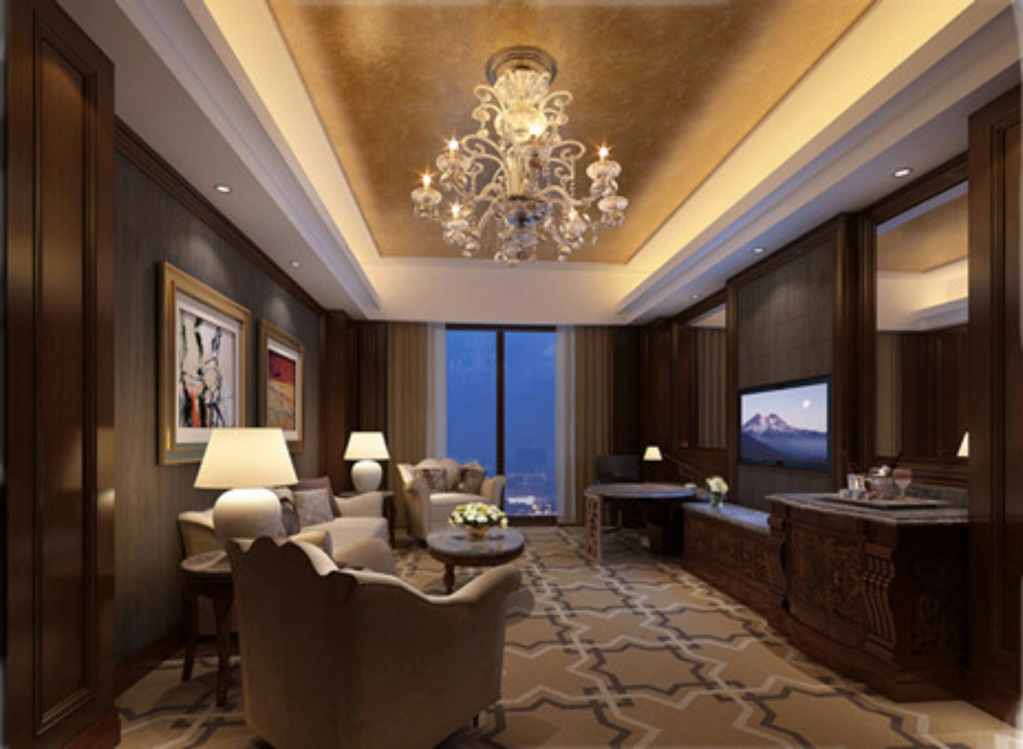 Jinan Luxury Blue Horizon Hotel Екстериор снимка